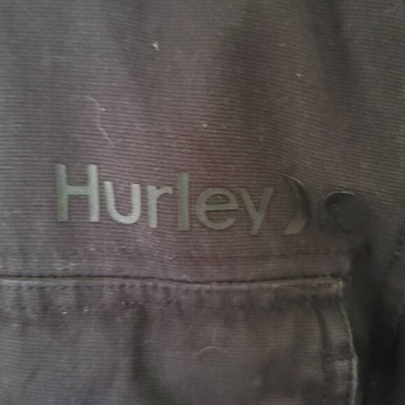 Hurley Black Cotton Denim Warm Lining Jean Jacket - Picture 7 of 13